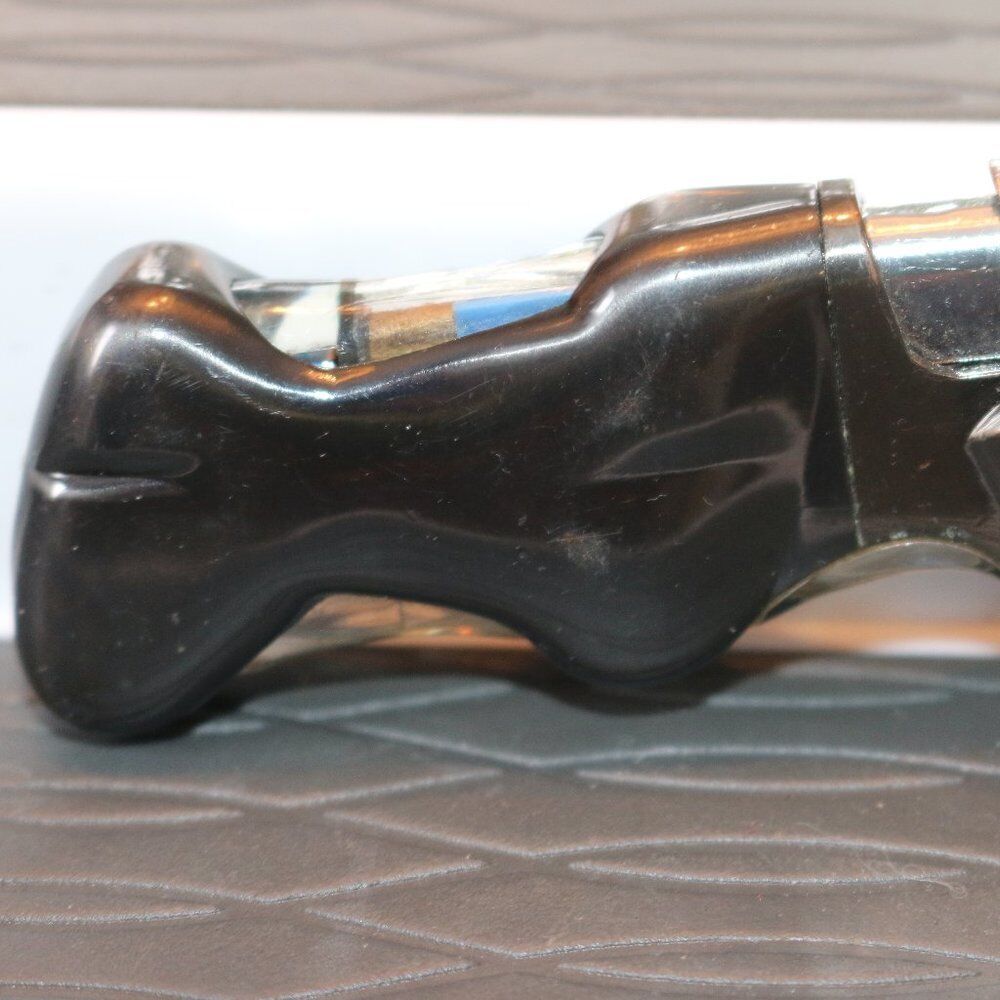 Silver & Black Tone Butane Lighter Empty