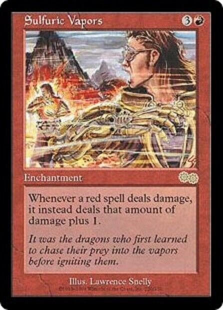 MTG 1x Sulfuric Vapors Urza's Saga card MTG Magic the Gathering