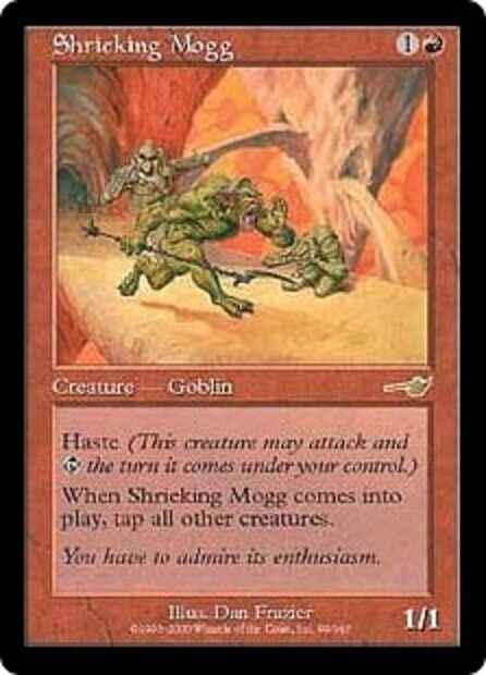 MTG 1x Shrieking Mogg Nemesis card MTG Magic the Gathering