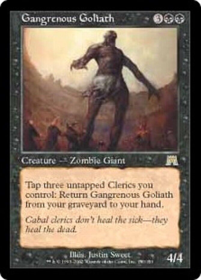 MTG 1x Gangrenous Goliath Onslaught card MTG Magic the Gathering
