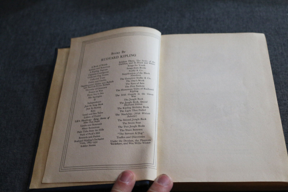 Captains Courageous Kipling Hardcover Antique Book Vintage 1897?