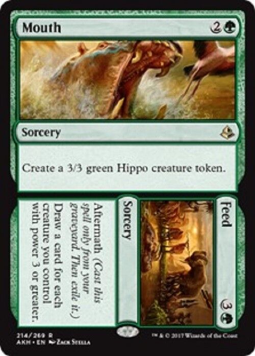 MTG 1x Mouth // Feed Amonkhet NM Magic the Gathering card