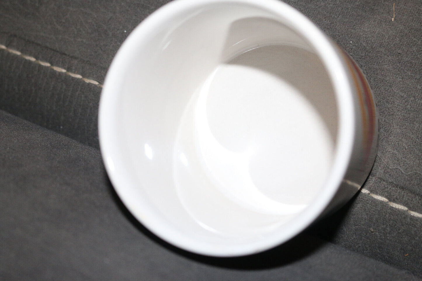 Vintage Message Mugs '56 T-Bird White Ceramic Coffee Cup 1956 Ford Thunderbird