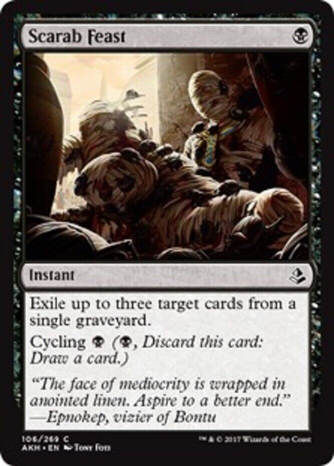 MTG MTG 4x Scarab Feast Amonkhet cards Magic The Gathering