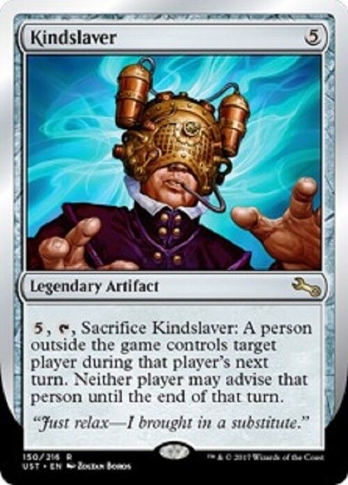 MTG 1x Kindslaver UNSTABLE NM Card MTG Magic RARE