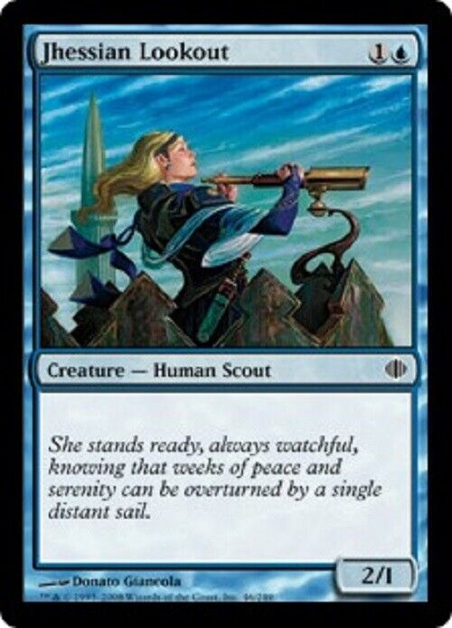 MTG MTG 4x Jhessian Lookout Shards of Alara Card Magic The Gathering Pauper