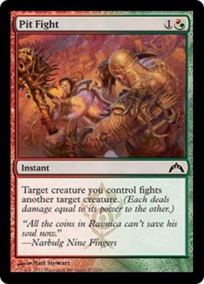 MTG MTG 4x Pit Fight Gatecrash Magic the Gathering cards nm