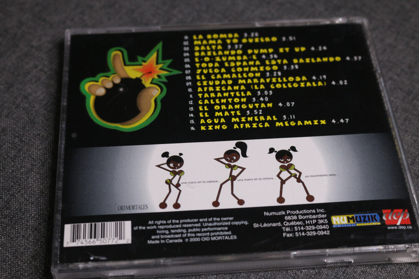 La Bomba: King Africa: Music Cds 1992