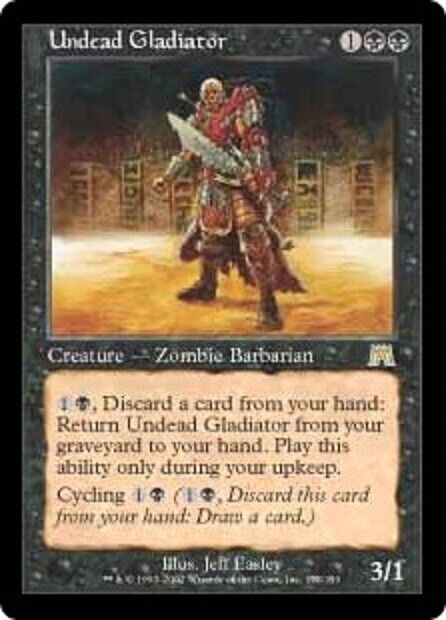 MTG 1x Undead Gladiator Onslaught card MTG Magic the Gathering