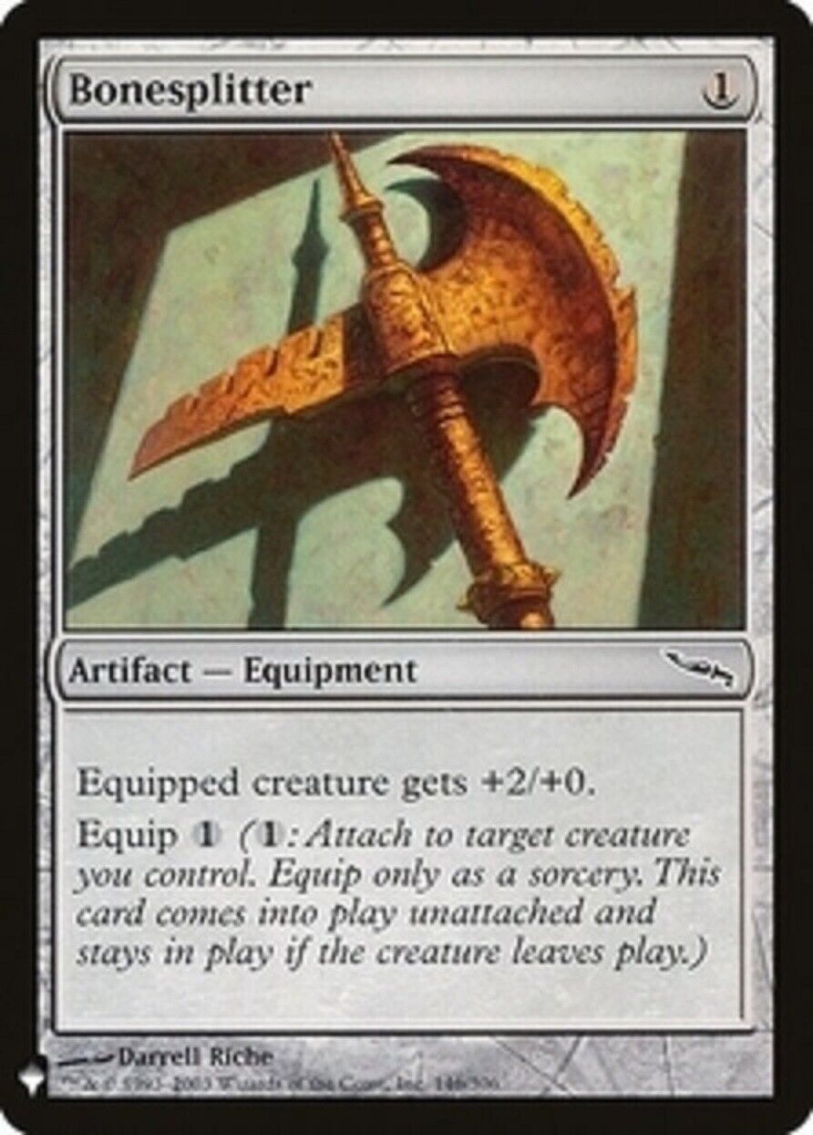 MTG MTG 1x Bonesplitter Mystery Booster Mystery Booster Magic The Gathering