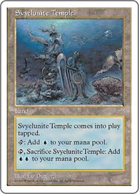 MTG 1x Svyelunite Temple Fifth Edition card MTG Magic the Gathering