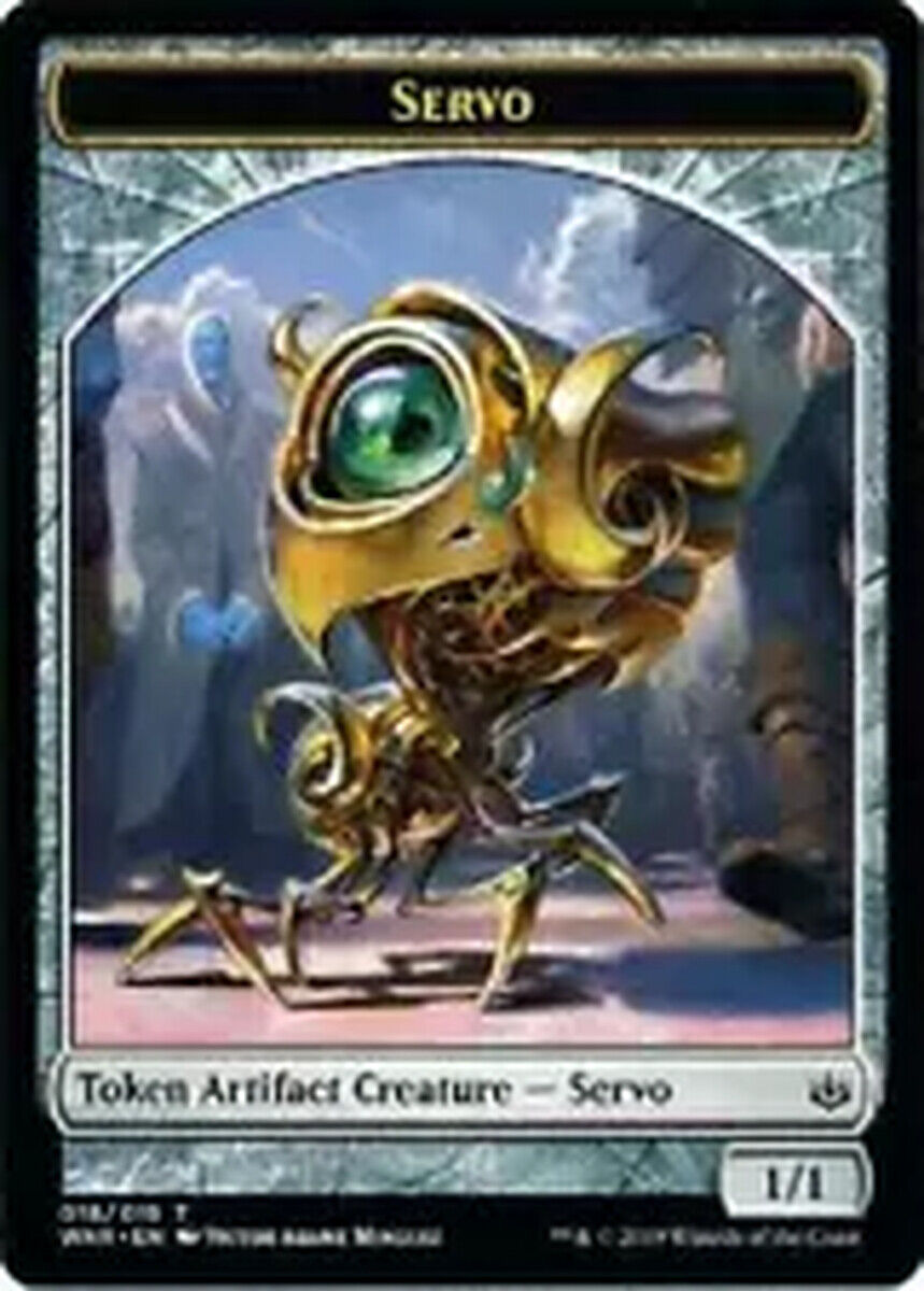 MTG 4x Servo Token War of the Spark NEAR MINT CARDS MTG