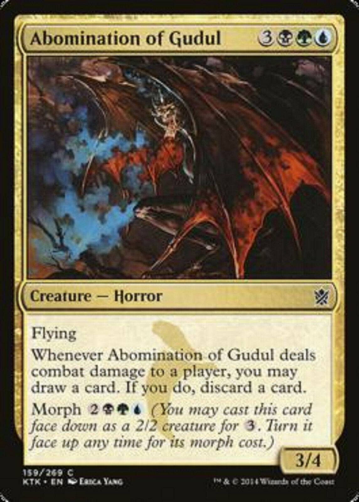 MTG MTG 4x Abomination of Gudul Khans of Tarkir cards Magic the gather –  Omniphustoys