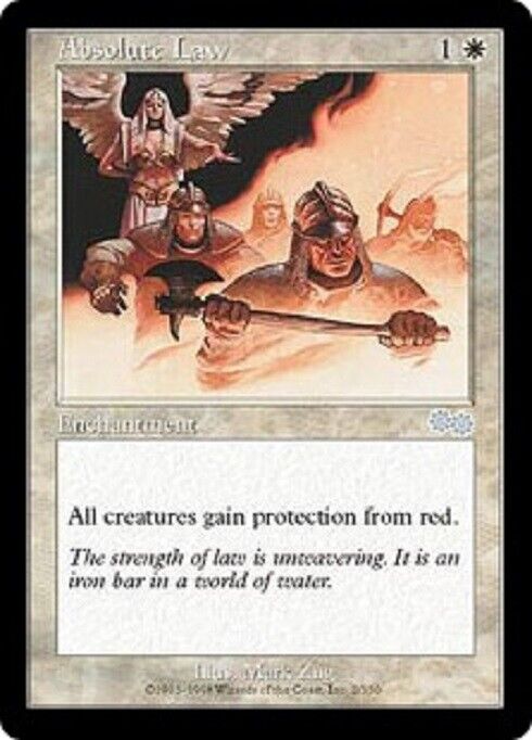 MTG 1x Absolute Law Urza's Saga MTG Magic the Gathering