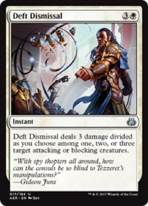 MTG Deft Dismissal Aether Revolt Card MTG Commander Pauper Omniphustoys MTG Deft Dismissal Aether Revolt Card MTG Commander Pauper Omniphustoys