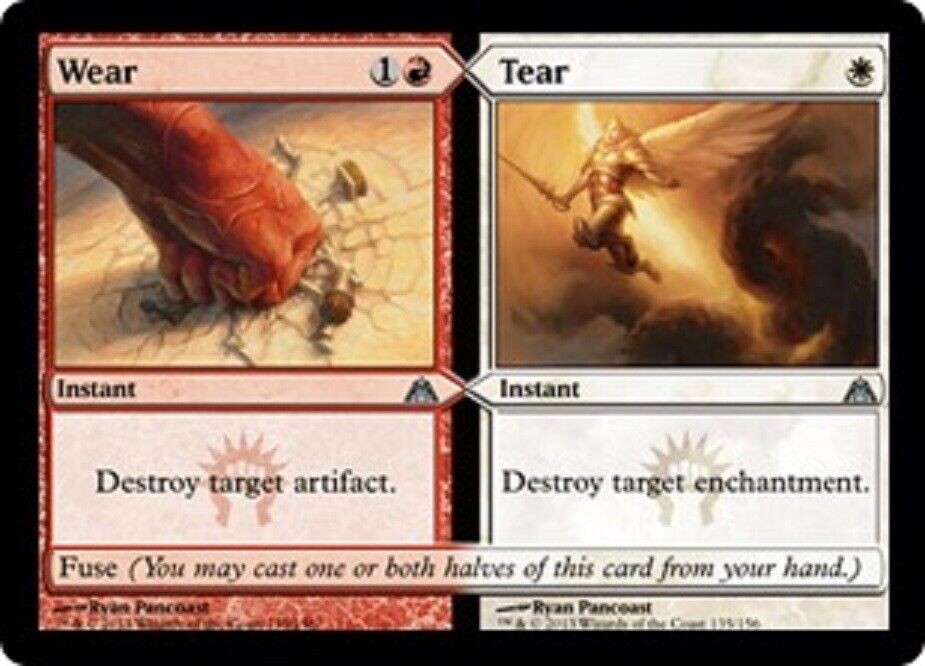 MTG 1x MTG Wear // Tear Dragon's Maze NM Card Magic the Gathering