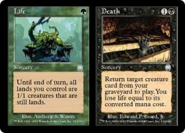 MTG 1x Life // Death Apocalypse card MTG Magic the Gathering