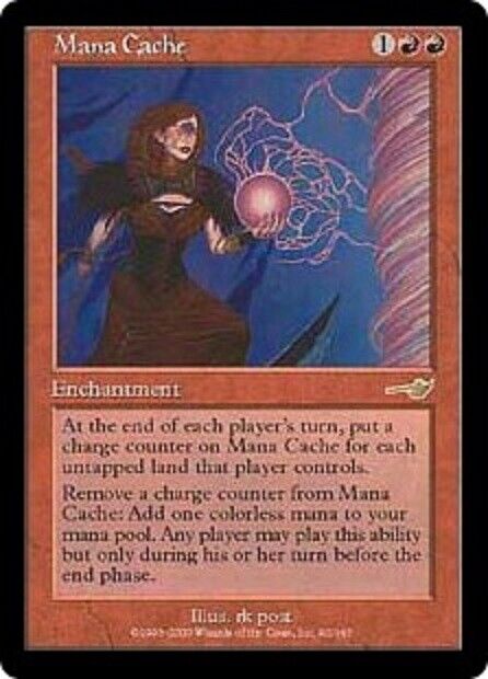 MTG 1x Mana Cache Nemesis card MTG Magic the Gathering