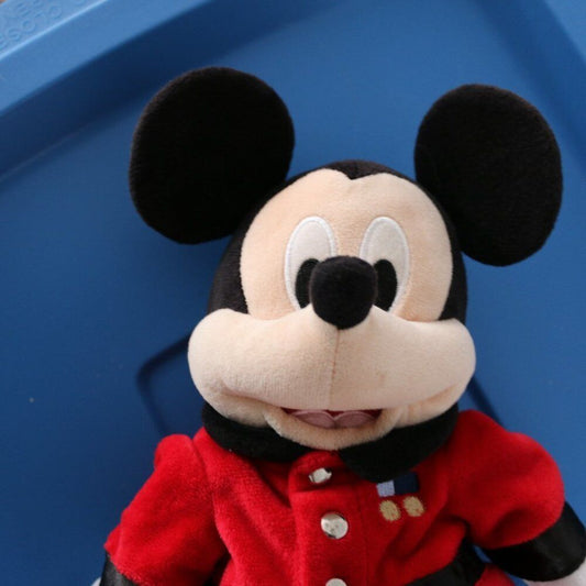 Disney Store Large Plush Toy Mickey Mouse In Red Complete Suit Collectible
