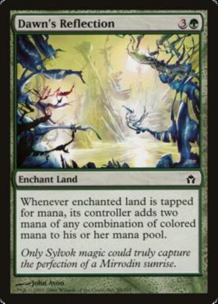 MTG MTG 1x Dawn's Reflection Fifth Dawn card Magic The Gathering Omniphustoys MTG MTG 1x Dawn's Reflection Fifth Dawn card Magic The Gathering Omniphustoys