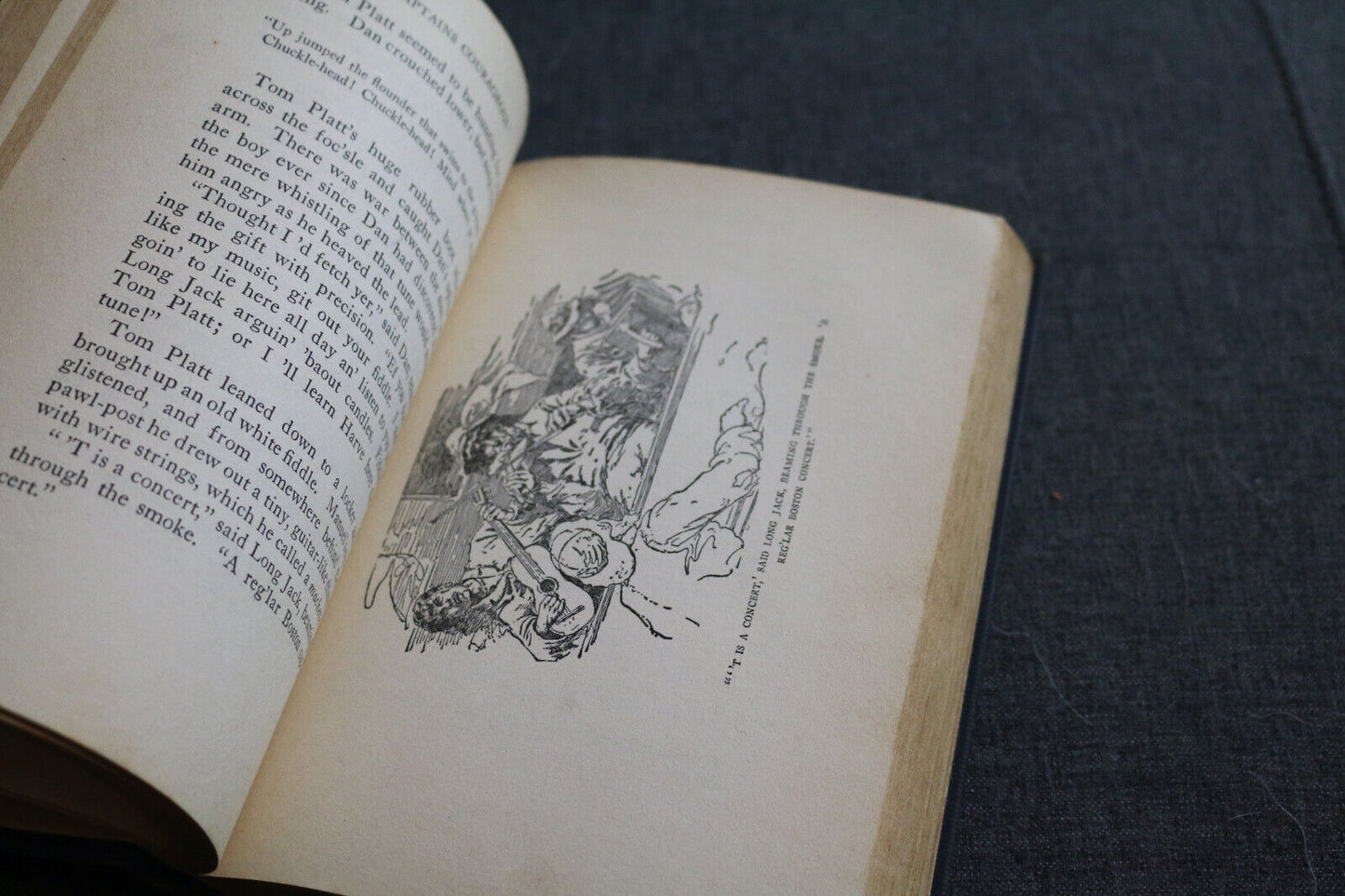 Captains Courageous Kipling Hardcover Antique Book Vintage 1897?