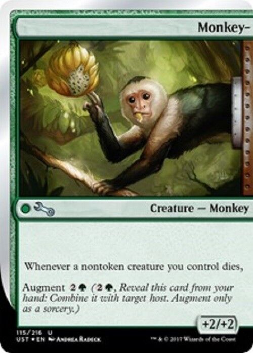 MTG MTG 2X Monkey- NM Unstable cards Magic The Gathering