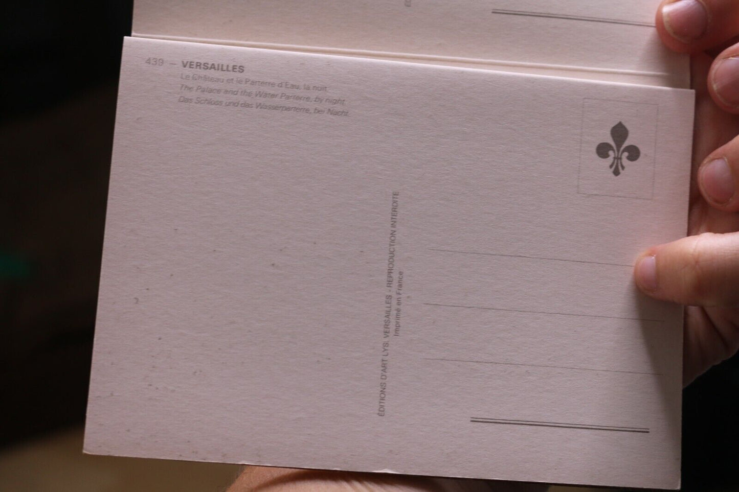 Vintage Post Card Versailles Voyage Travel Church Église Pictures Photos Collect