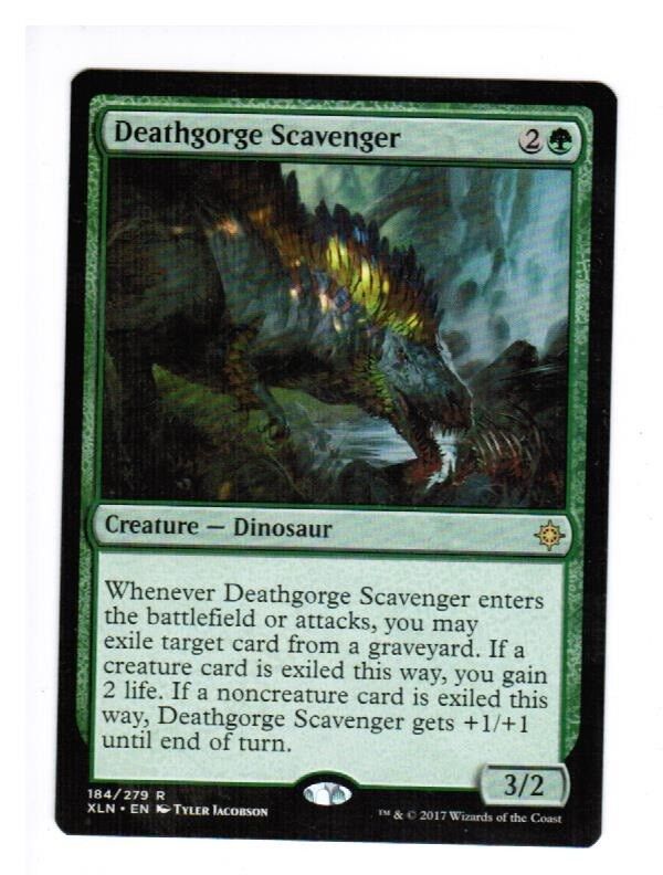 MTG 1x Deathgorge Scavenger Ixalan English Unplayed NM cards Freshpack –  Omniphustoys
