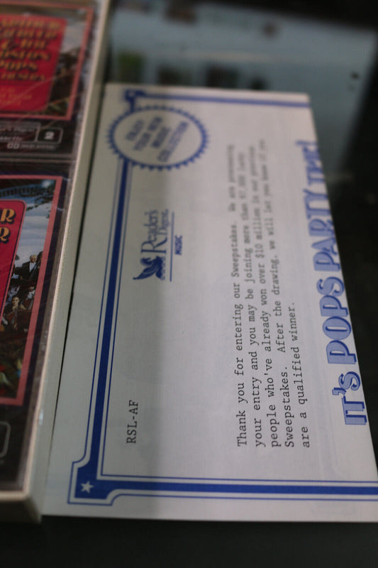 Arthur Fiedler & The Boston Pops Orchestra -Cassette Tape- New Sealed 4 Tapes