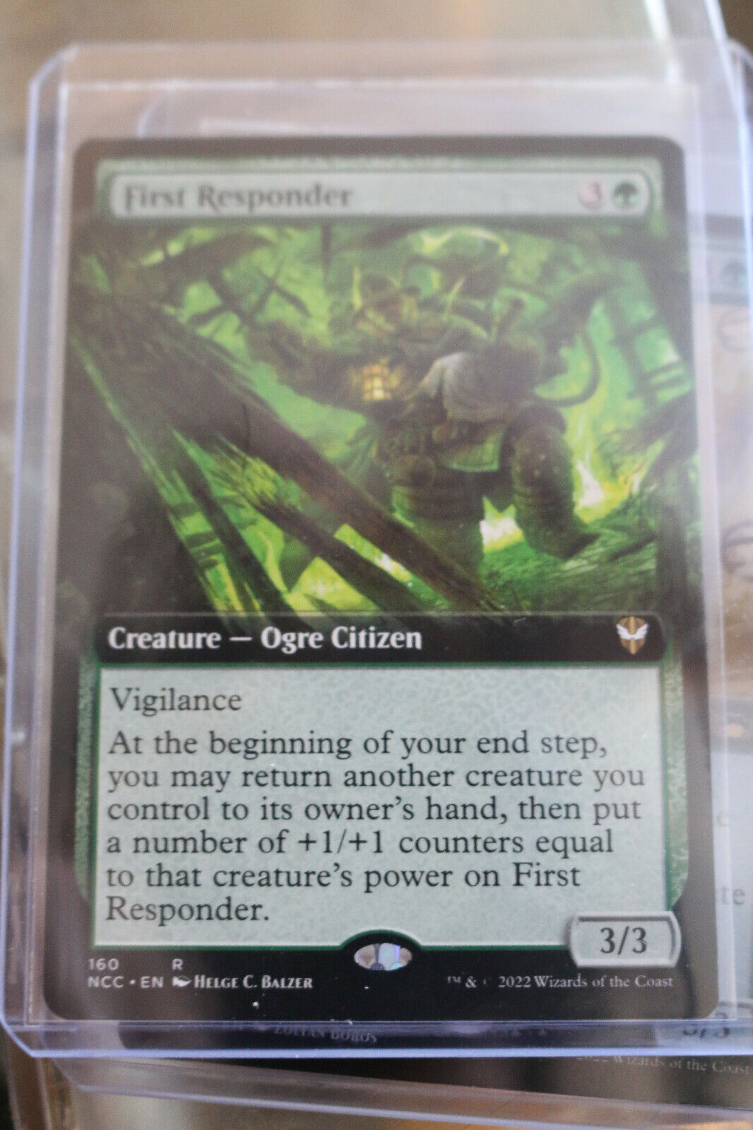 MTG MTG 1x First Responder Extended Streets of New Capenna Commander Card Magic