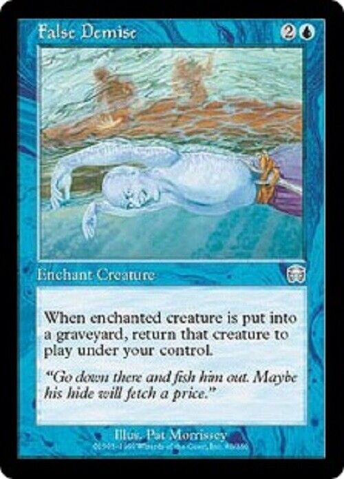MTG MTG 1x False Demise MM Mercadian Masques Card Magic The Gathering