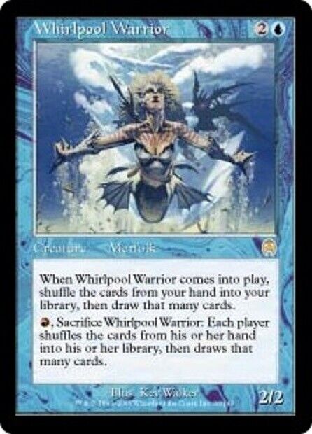 MTG 1x Whirlpool Warrior Apocalypse card MTG Magic the Gathering