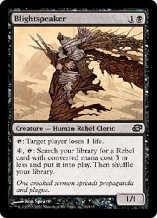 MTG MTG 1x Blightspeaker Planar Chaos card Magic The Gathering Command Omniphustoys MTG MTG 1x Blightspeaker Planar Chaos card Magic The Gathering Command Omniphustoys