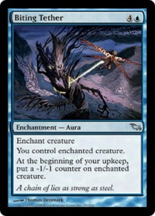 MTG MTG 1x Biting Tether Shadowmoor Card Magic The Gathering