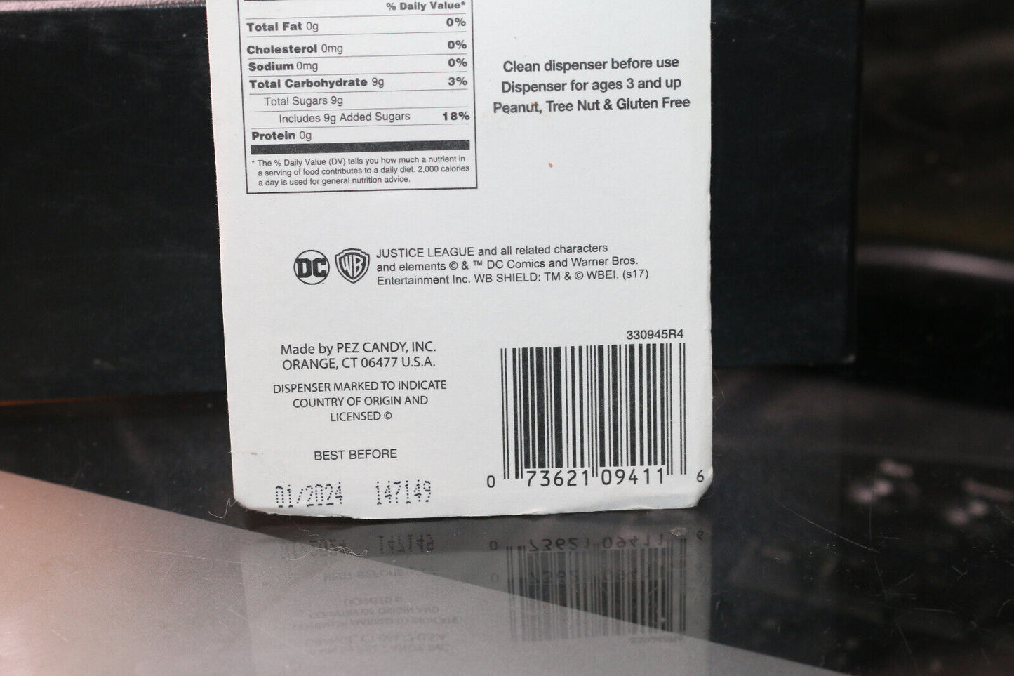 Pez Dispenser & Candy 2019 Justice League Batman New In Unopened Package