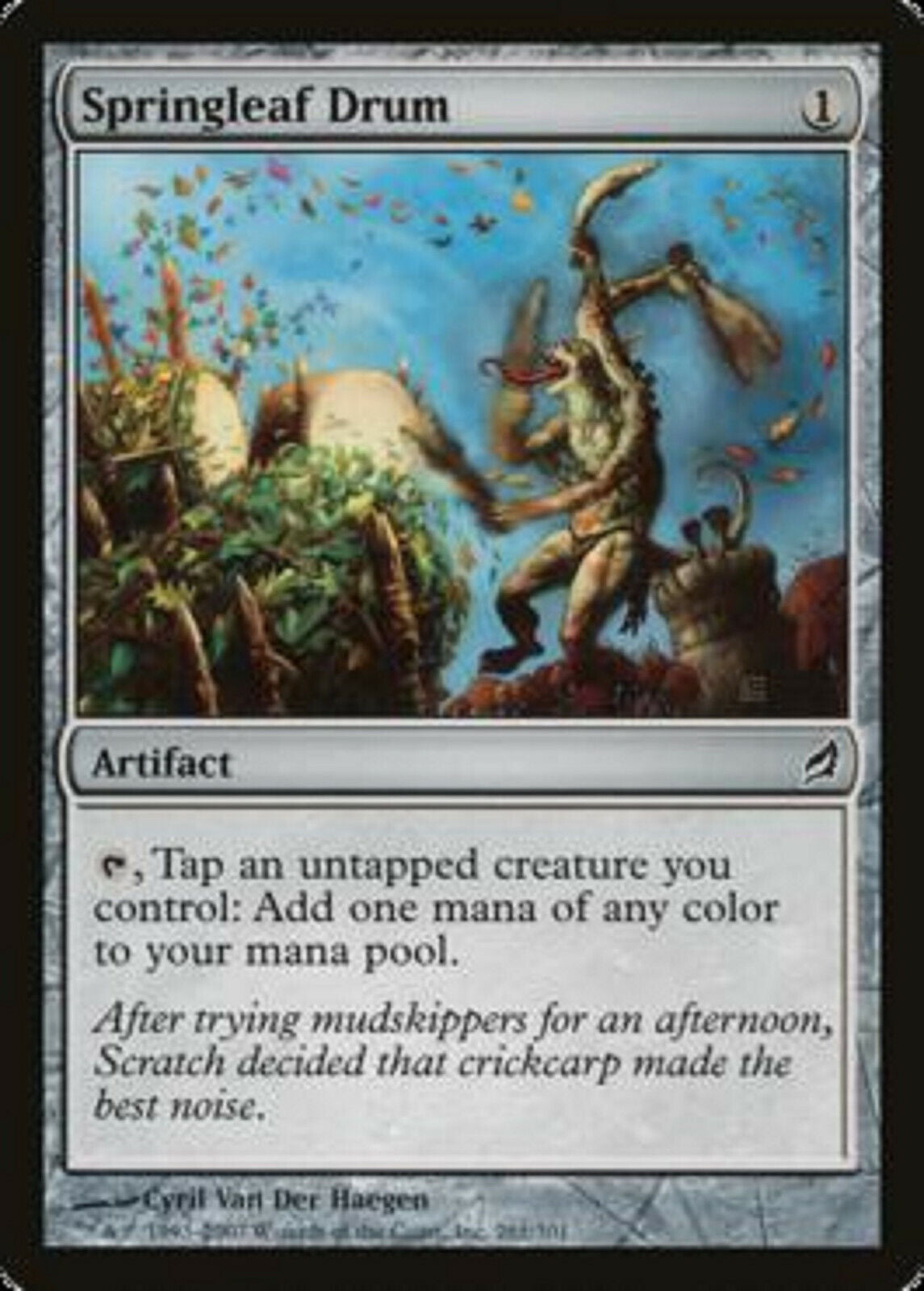 MTG MTG 1x Springleaf Drum Lorwyn card Magic the gathering