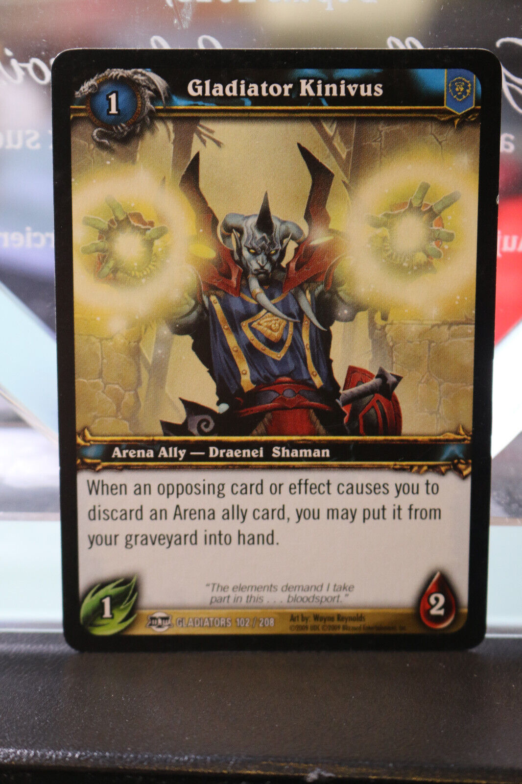 Gladiator Kinivus-Blood Of Gladiators-World Of Warcraft Tcg Wow –  Omniphustoys