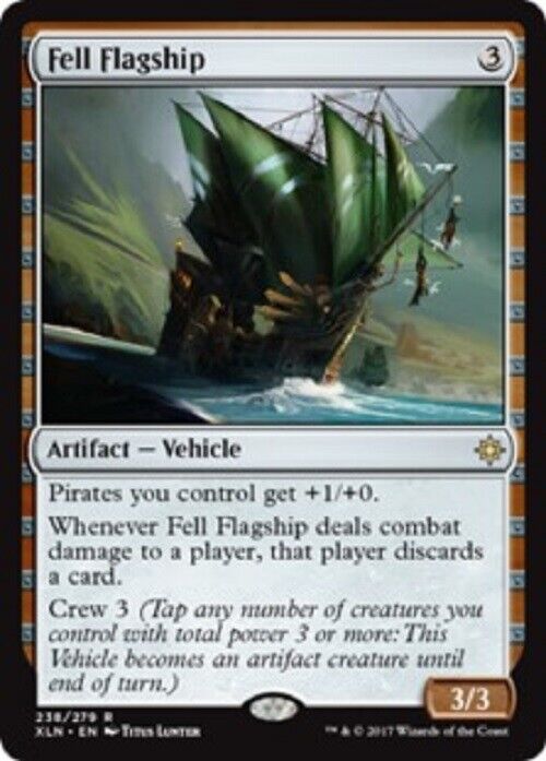 MTG MTG 1x Fell Flagship Ixalan Card Magic The Gathering Commander