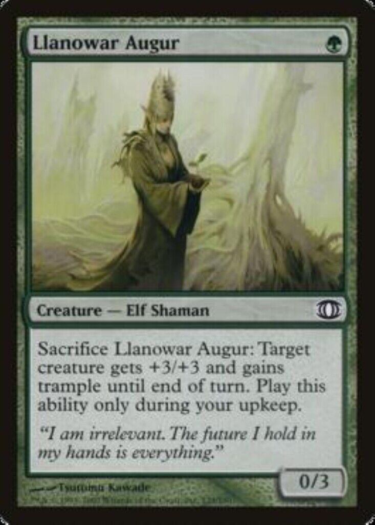 MTG MTG 1x Llanowar Augur Future Sight card Magic The Gathering