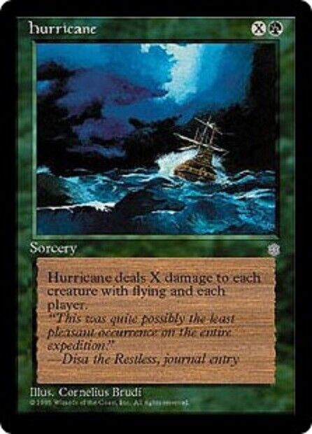 MTG 1x Hurricane Ice Age card MTG Magic the Gathering