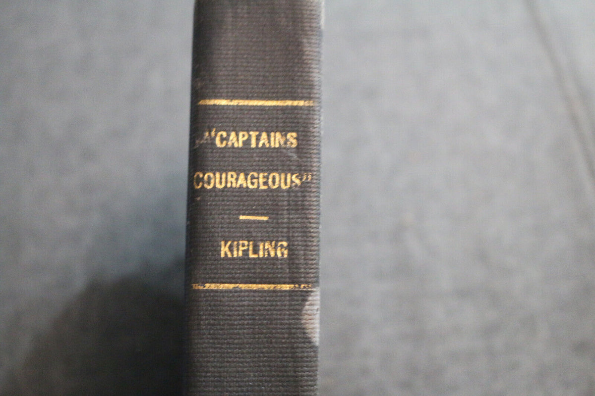 Captains Courageous Kipling Hardcover Antique Book Vintage 1897?