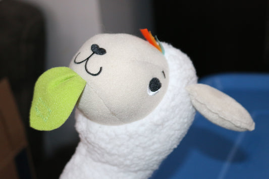 Fisher-Price Grow-With-Me Tummy Time Plush Llama 2018