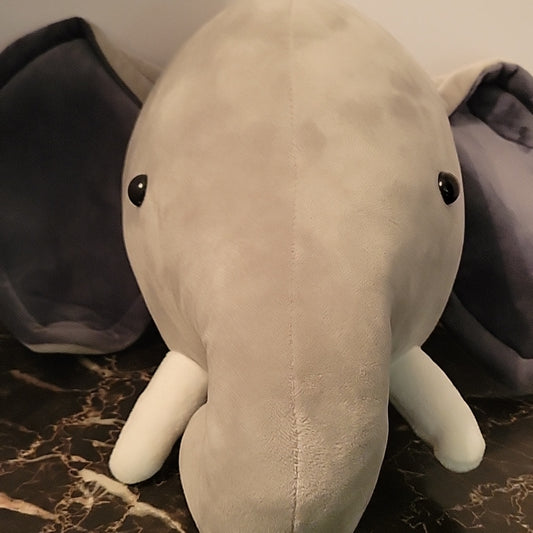 Elephant Decor Child'S Bedroom Stuffed Animal Head Wall Decoration Toy Pattern