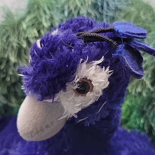 Aurora Perry Peacock 8" Plush Blue Green Stuffed Bird Animal Toy Cute