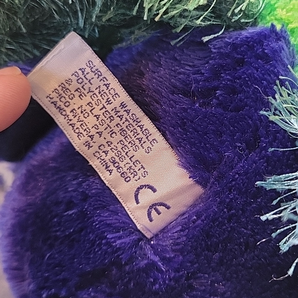 Aurora Perry Peacock 8" Plush Blue Green Stuffed Bird Animal Toy Cute