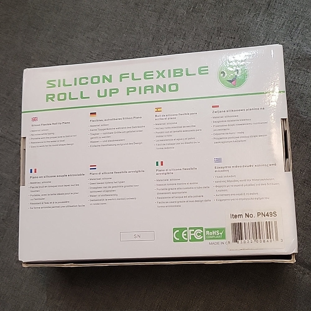 Silicon Flexible Roll Up Piano Music Os My Life Item No. Pn49S