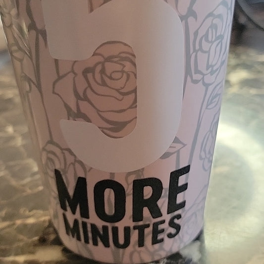 Disney Sleeping Beauty Tumbler & Lid Castle Ceramic Travel 5 Minutes More Drink