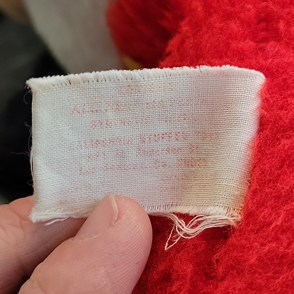 1960'S Vintage Walt Disney Mickey Mouse Plush Usa Made Californie Stuffed Toys