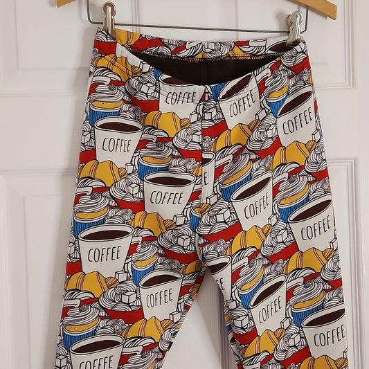 Just Cozy 'Coffee' Cozy Fur Lined Stretch Leggings