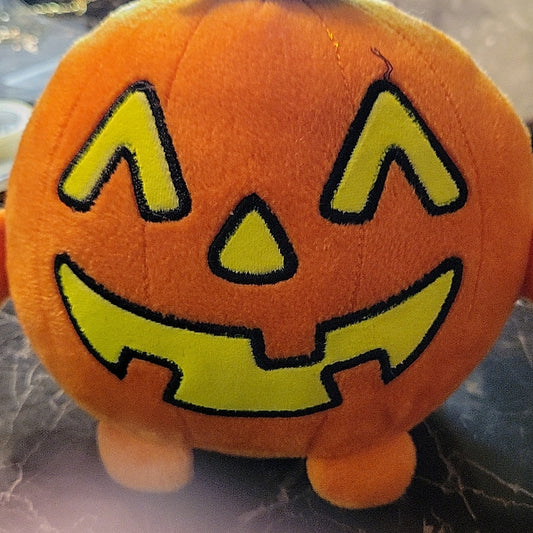 5Inch Tall Plush Halloween Toy Pumpkin